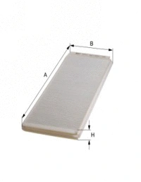 Filter, cabin air (CK 0092)