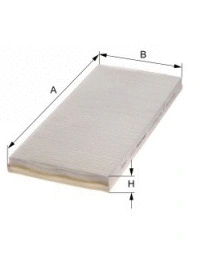 Filter, cabin air (CK 0130)