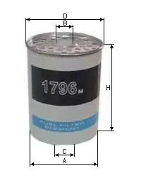 Fuel Filter (CE 1796 M)