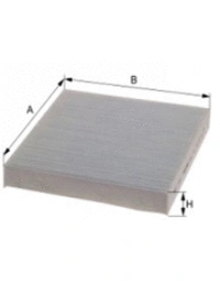 Filter, cabin air (CK 0160)