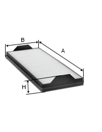 Filter, cabin air (CK 0126)