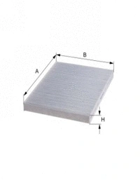 Filter, cabin air (CK 0190)