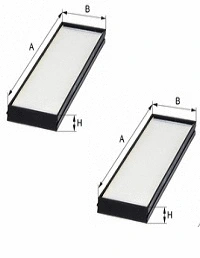 Filter, cabin air (CK 0192 2)