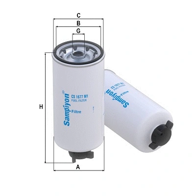 Fuel Filter (CS 1677 M1)