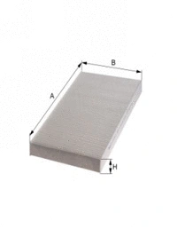 Filter, cabin air (CK 0165)