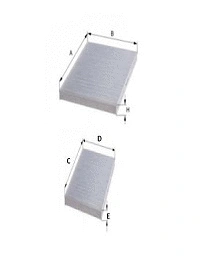 Filter, cabin air (CK 0172 2)