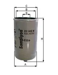 Fuel Filter (CS 1438 M)