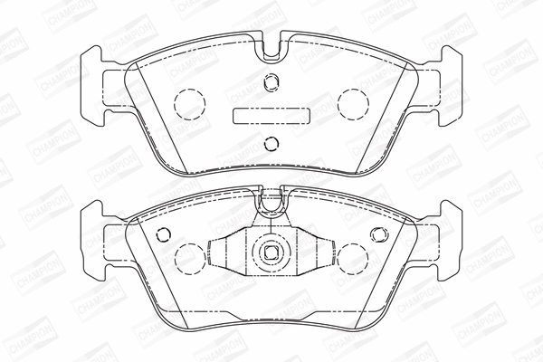 Brake Pad Set, disc brake (573138CH)
