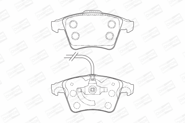 Brake Pad Set, disc brake (573159CH)