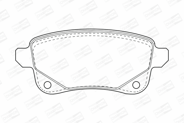 Brake Pad Set, disc brake (573660CH)