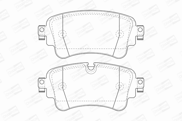 Brake Pad Set, disc brake (573629CH)