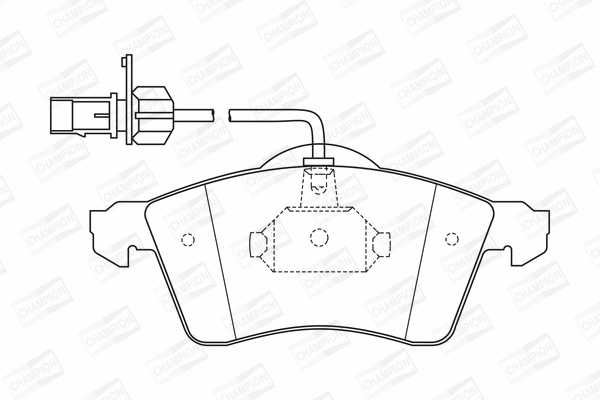 Brake Pad Set, disc brake (573106CH)