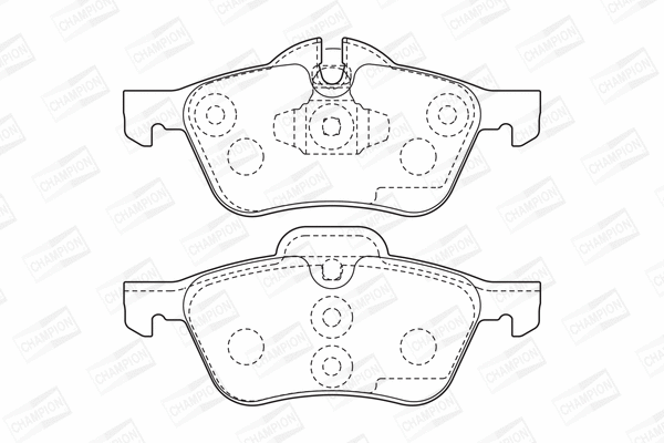 Brake Pad Set, disc brake (571992CH)