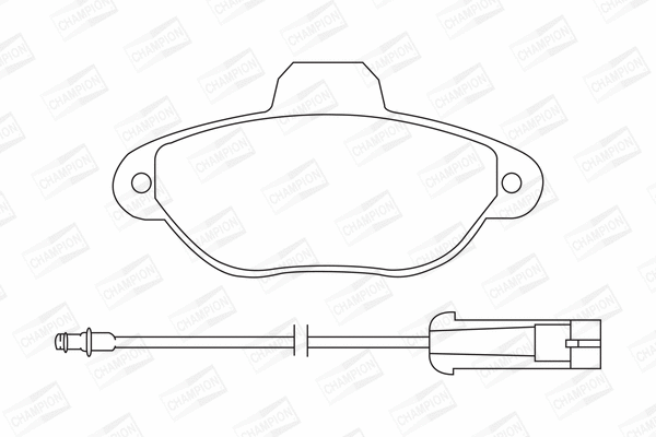 Brake Pad Set, disc brake (571523CH)