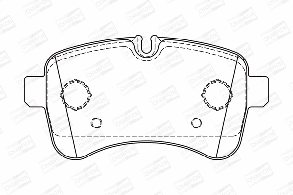 Brake Pad Set, disc brake (573740CH)
