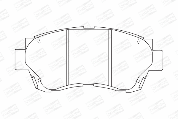 Brake Pad Set, disc brake (572392CH)
