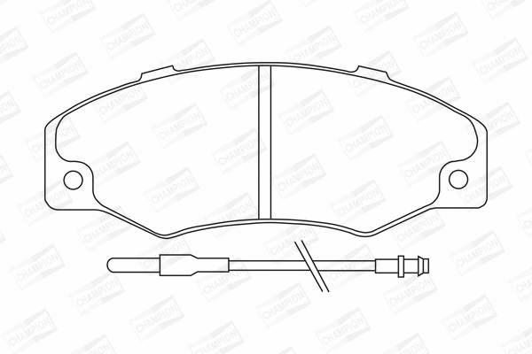 Brake Pad Set, disc brake (571339CH)