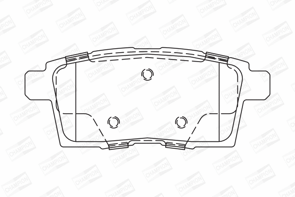 Brake Pad Set, disc brake (572644CH)