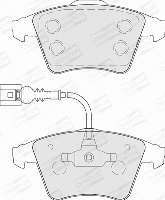 Brake Pad Set, disc brake (573391CH)