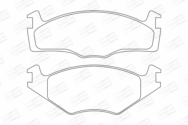 Brake Pad Set, disc brake (571316CH)