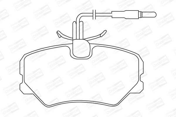 Brake Pad Set, disc brake (571359CH)