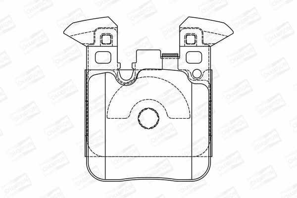 Brake Pad Set, disc brake (573429CH)