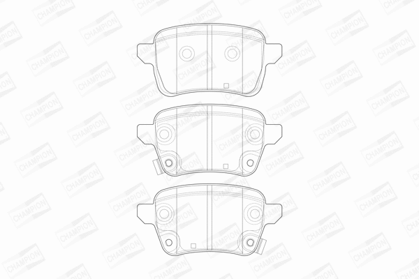 Brake Pad Set, disc brake (573689CH)