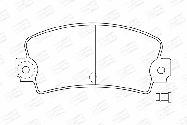 Brake Pad Set, disc brake (571243CH)
