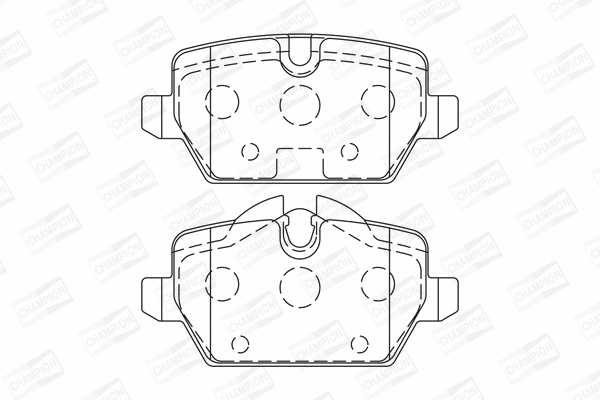 Brake Pad Set, disc brake (573136CH)