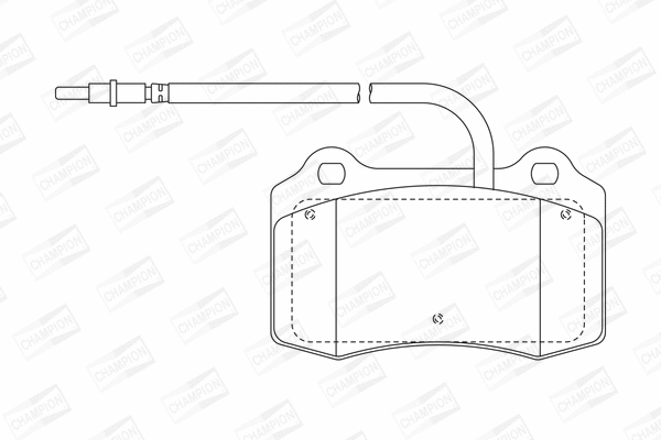 Brake Pad Set, disc brake (571999CH)