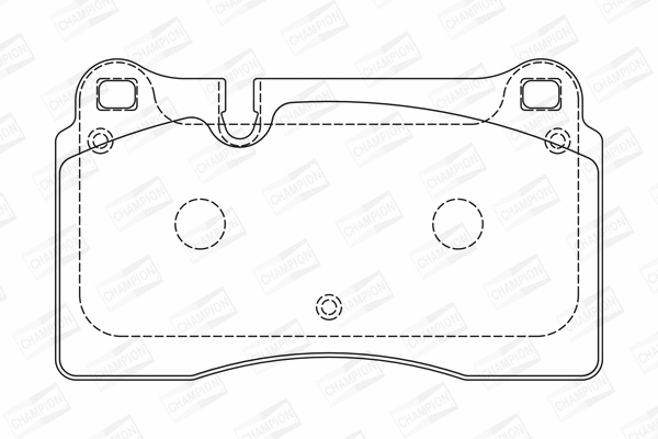 Brake Pad Set, disc brake (573296CH)