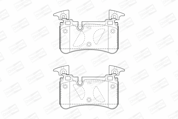 Brake Pad Set, disc brake (573615CH)