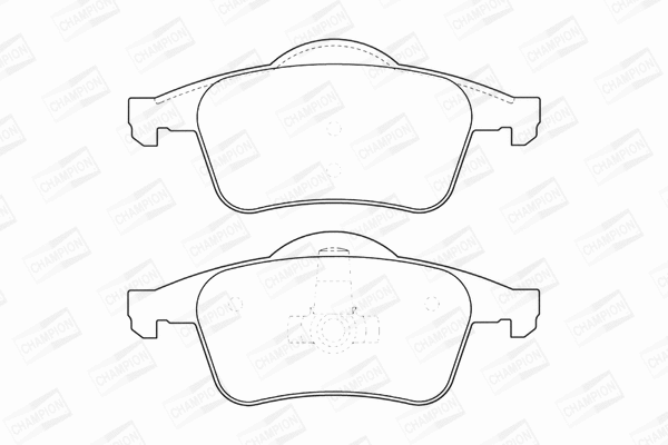 Brake Pad Set, disc brake (573021CH)