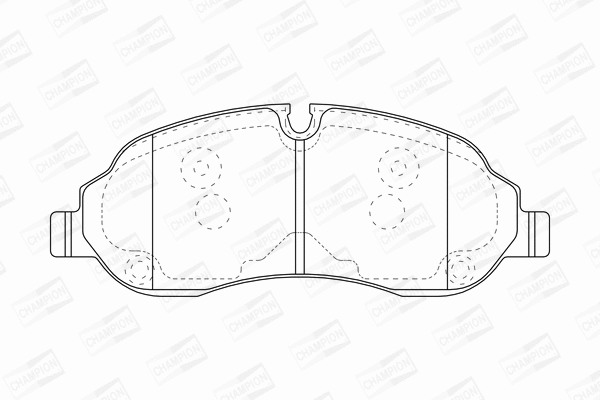 Brake Pad Set, disc brake (573438CH)