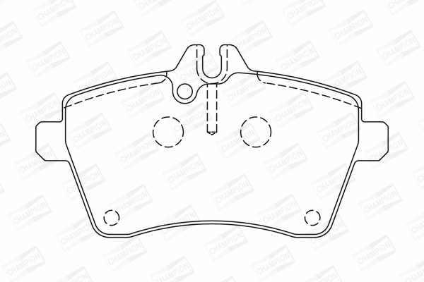Brake Pad Set, disc brake (573265CH)