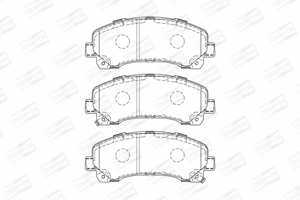 Brake Pad Set, disc brake (573467CH)
