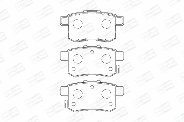 Brake Pad Set, disc brake (572626CH)