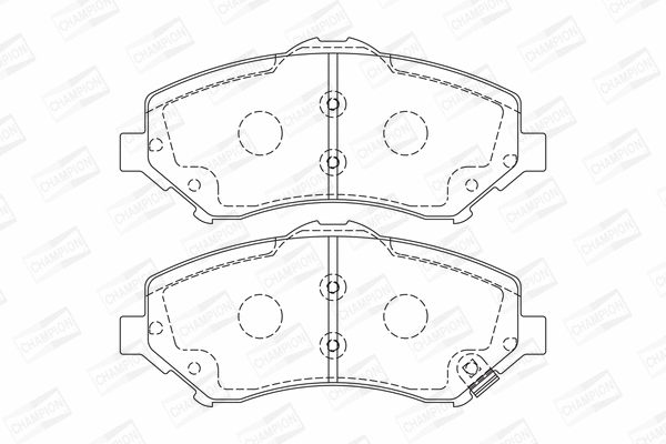 Brake Pad Set, disc brake (573298CH)