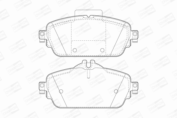Brake Pad Set, disc brake (573671CH)
