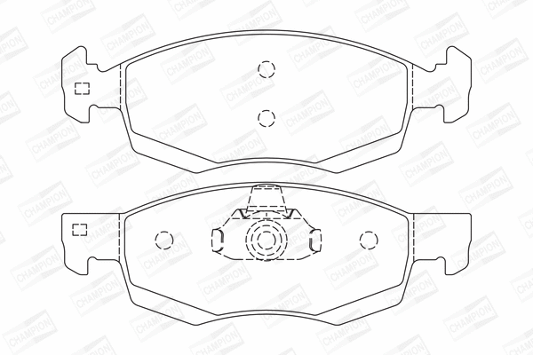 Brake Pad Set, disc brake (573295CH)