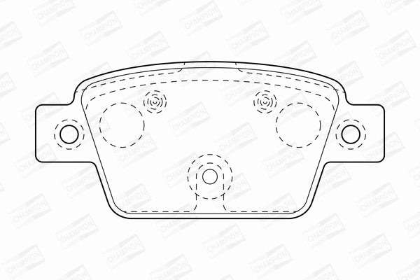Brake Pad Set, disc brake (573421CH)