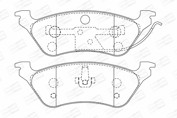 Brake Pad Set, disc brake (572505CH)