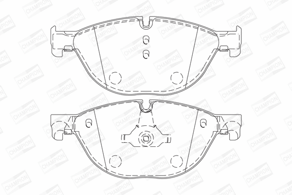 Brake Pad Set, disc brake (573292CH)
