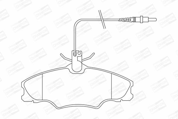 Brake Pad Set, disc brake (571897CH)
