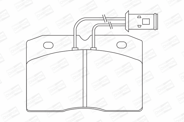 Brake Pad Set, disc brake (571447CH)