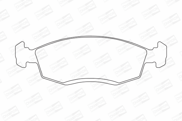 Brake Pad Set, disc brake (571351CH)