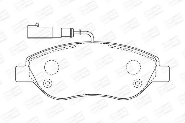 Brake Pad Set, disc brake (573076CH)