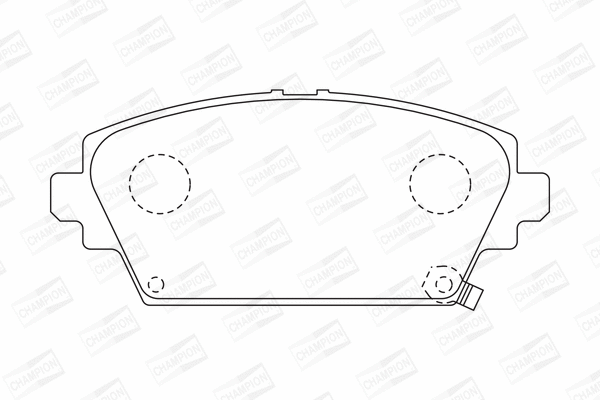 Brake Pad Set, disc brake (572429CH)