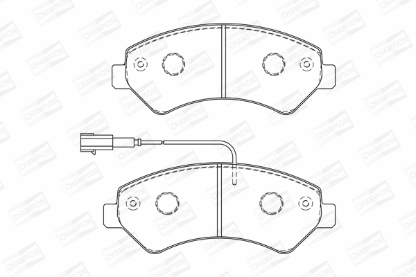 Brake Pad Set, disc brake (573261CH)
