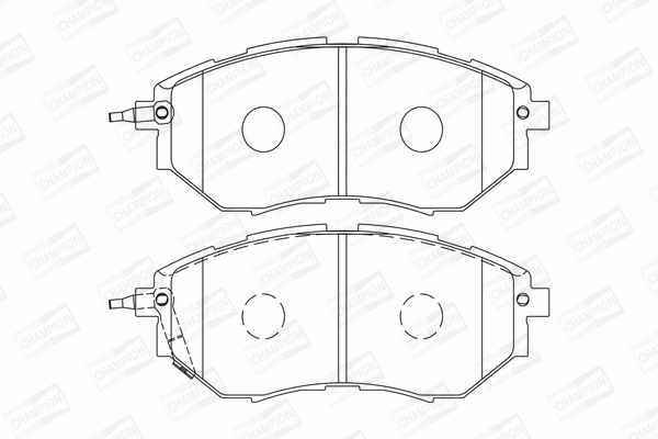 Brake Pad Set, disc brake (572638CH)